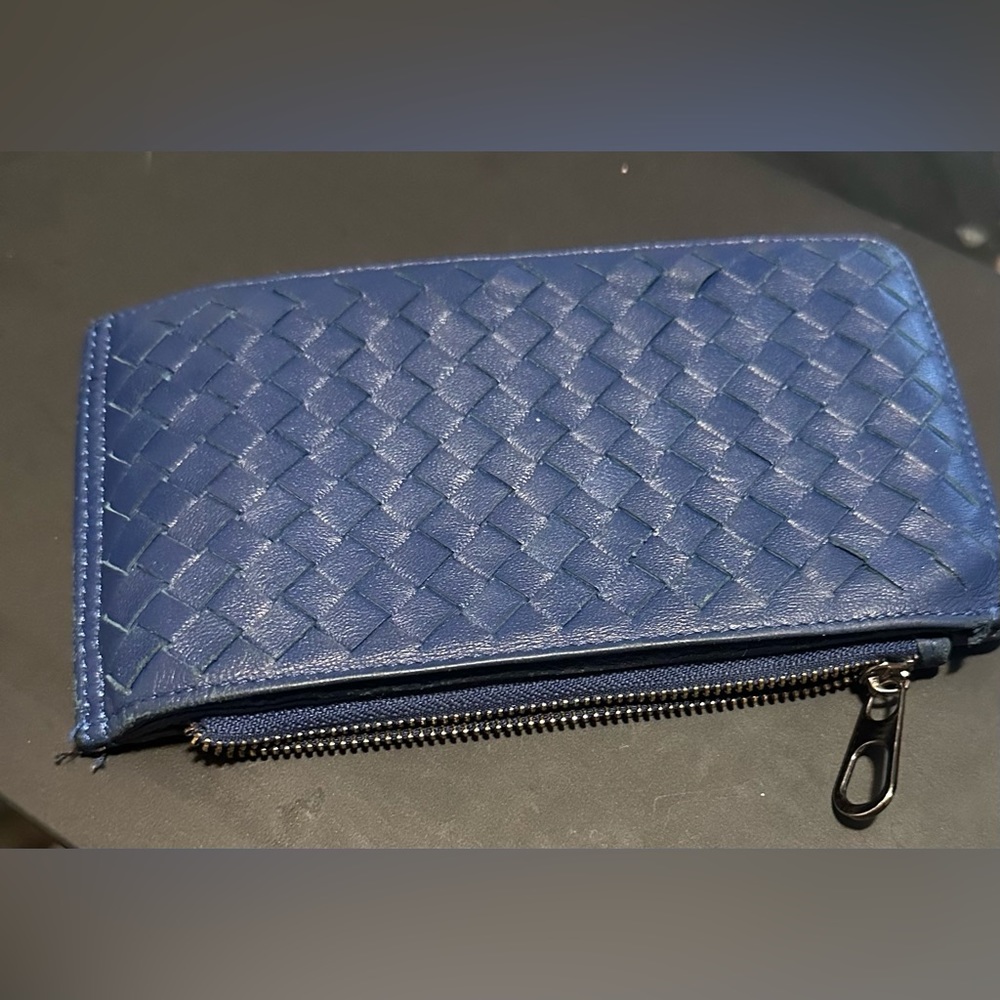 Vintage Blue Bottega Venetta Women’s Wallet